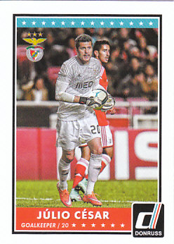 Julio Cesar SL Benfica 2015 Donruss Soccer Cards #60
